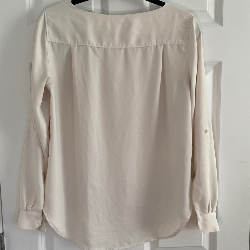 Loft cream blouse